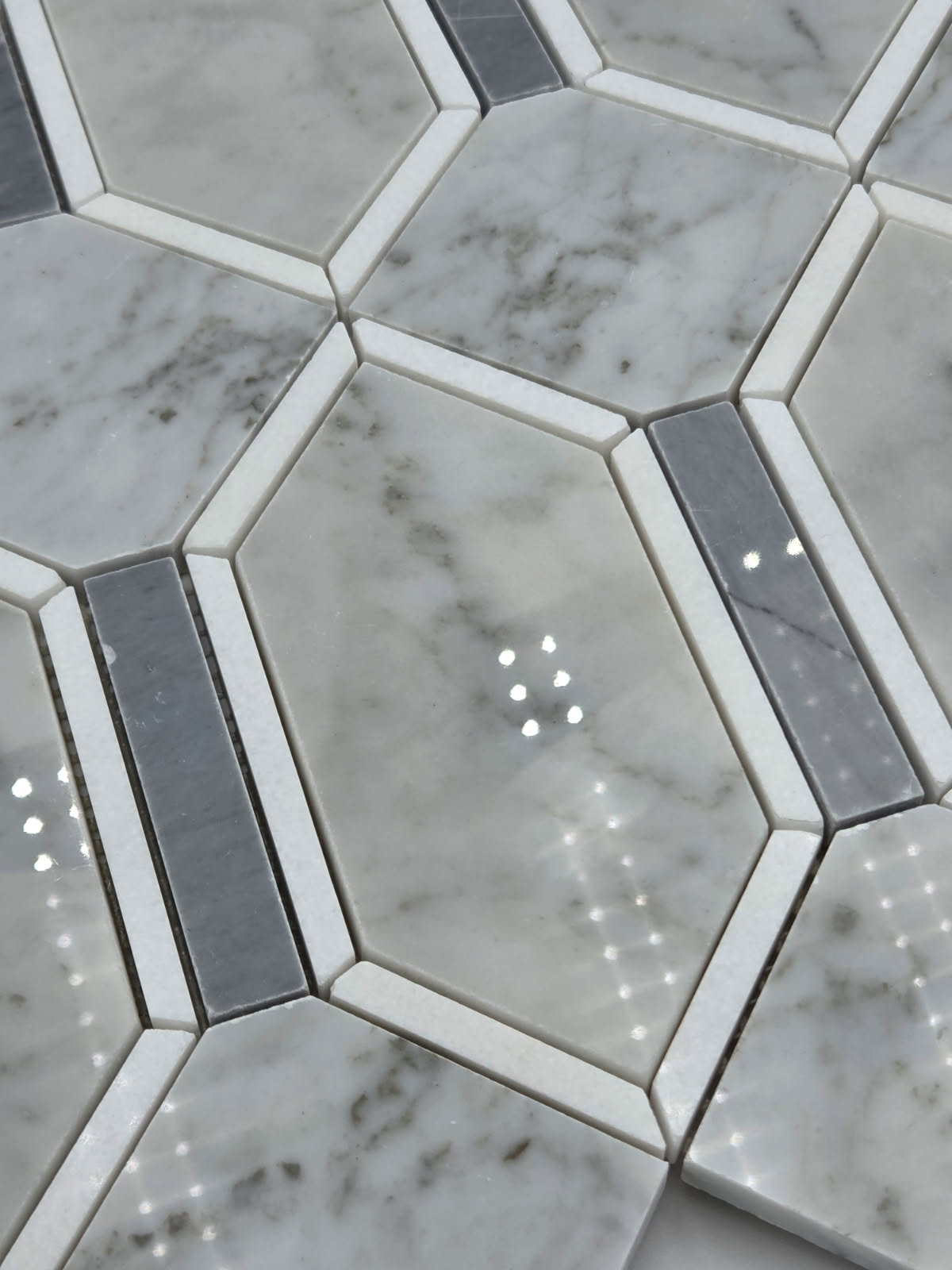 Industry Tile Natural Stone Waterjet Mosaic ( 5 pc per case) 2516